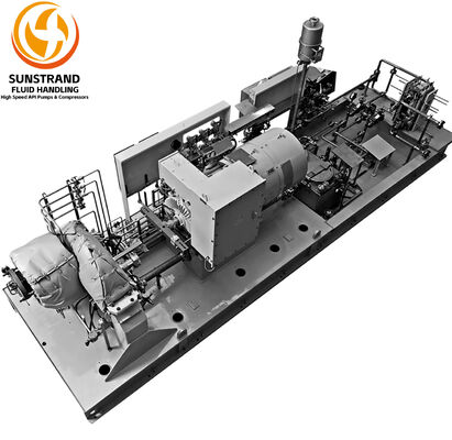 좋은 가격 통합 기어 다단계 프로세스 가스 압축기 LF 2X80 베이스 마운트 압축기 온라인으로